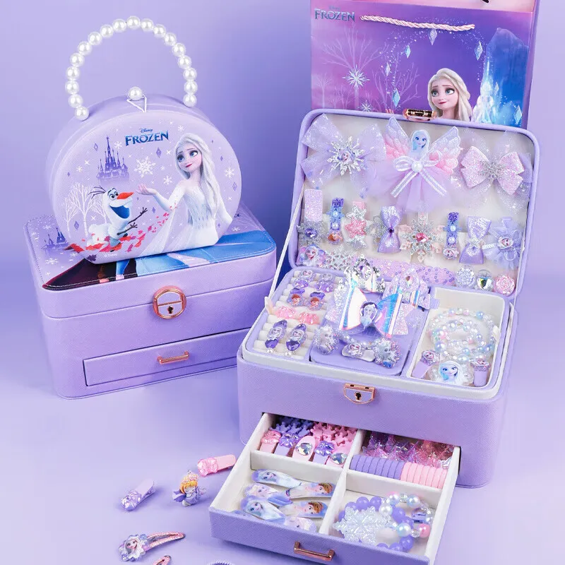 Porta-Joias Infantil Disney Elsa Princess Para Meninas - imagem 6