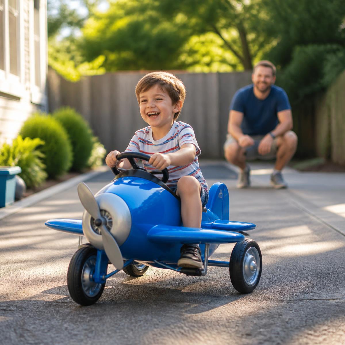 Quadriciclo Infantil SkyRider — Avião a Pedal — imagem 2