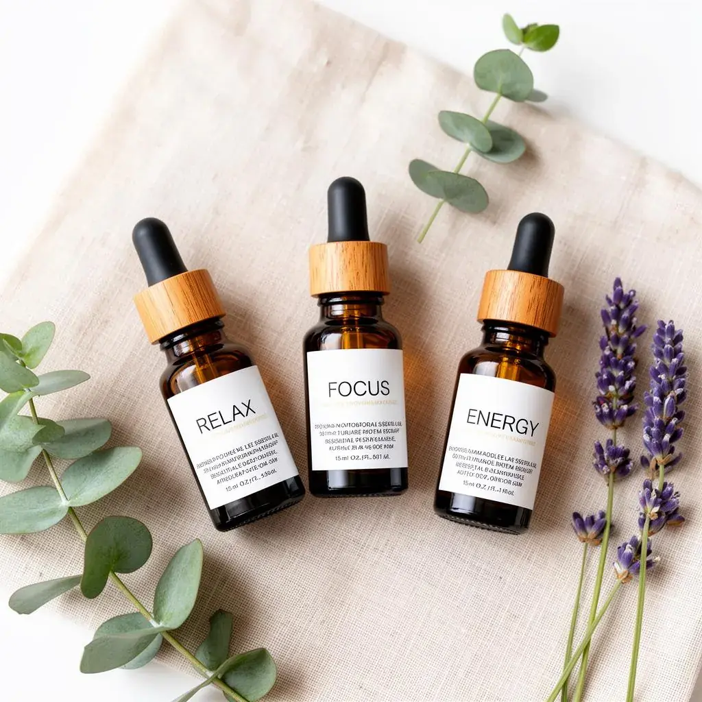 AromaWood™ – Kit Aromaterapia Essencial 3 Óleos